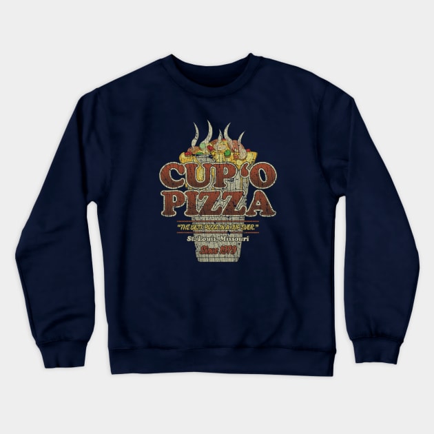 Cup 'o Pizza St. Louis 1979 Crewneck Sweatshirt by JCD666